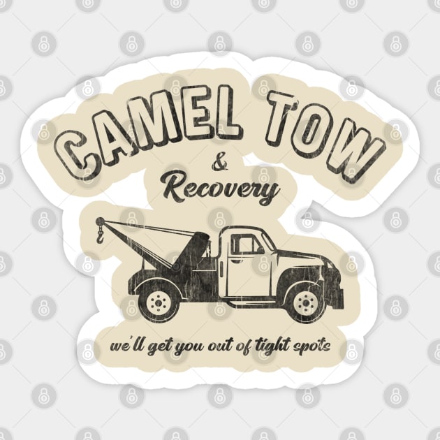 Camel Tow & Recovery - Vintage Sticker by Unfluid